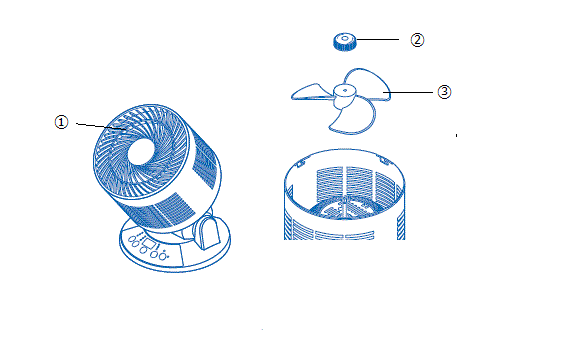 KJ-4998 温度センサー付サーキュレーター アフターパーツ