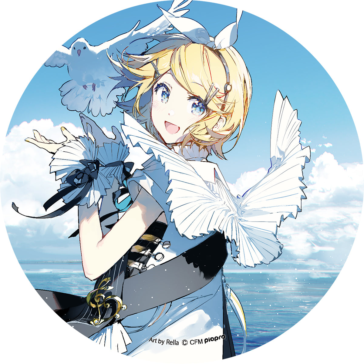 初音ミクシンフォニー2023 コースターパブミラー(鏡音リン) – ワーナー