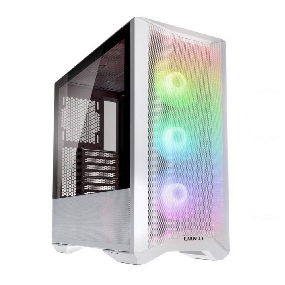 Lian Li Lancool 2 Mesh RGB Snow Tempered Glass ATX Case - White