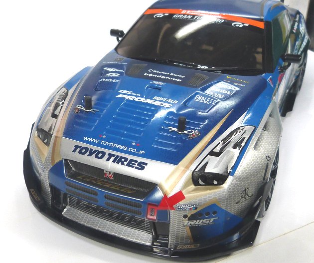 FD3S ZX 1/10 RCボディー