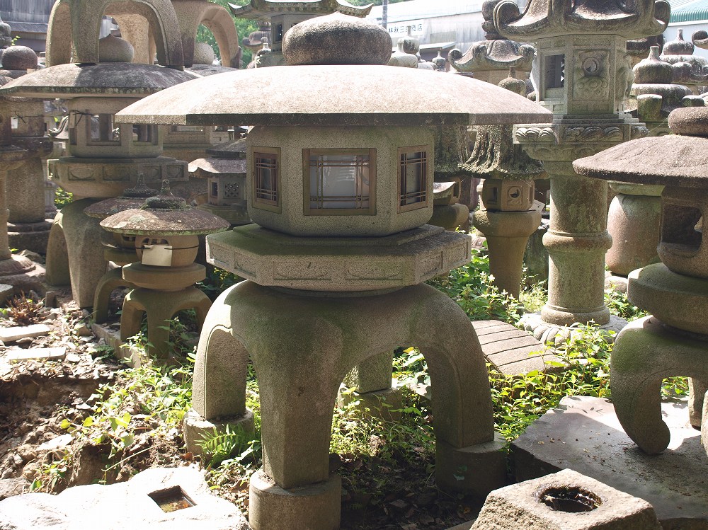 古代雪見の製品案内愛知県岡崎市の石灯篭・水鉢蹲など石材製品の製造