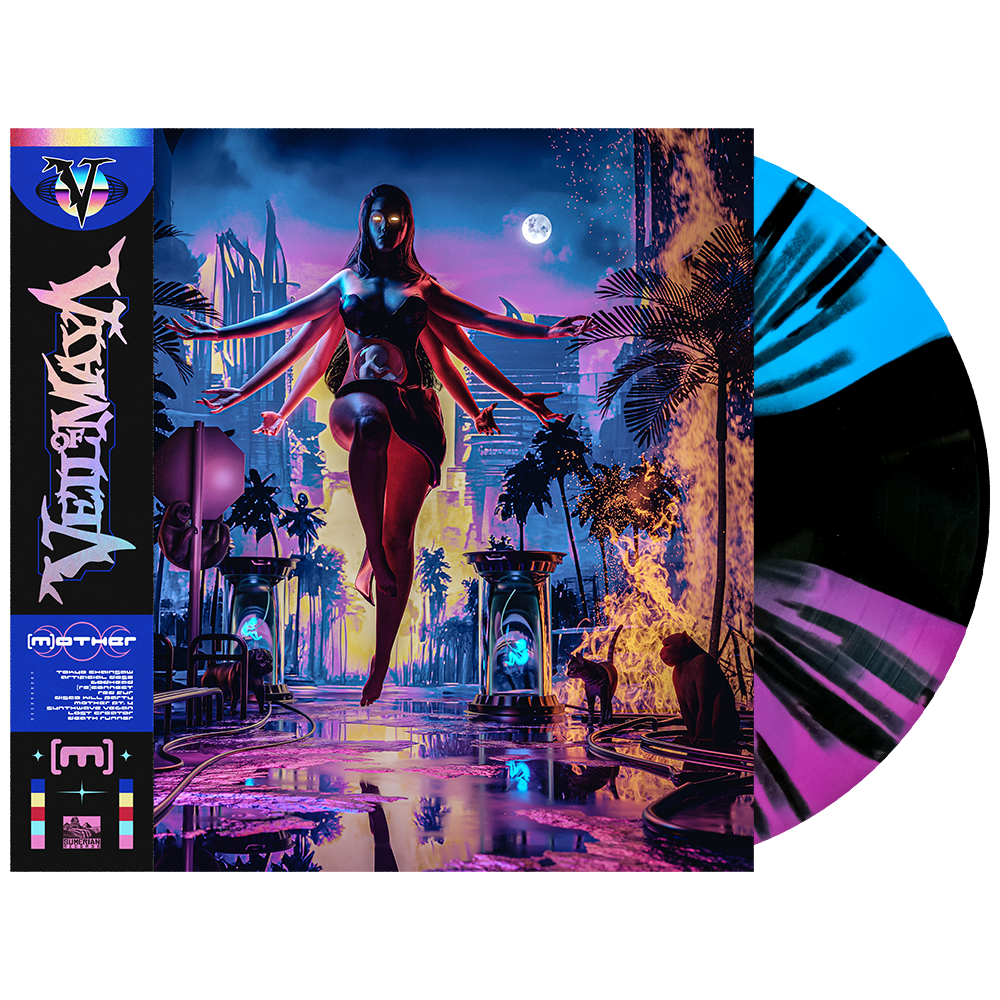 Veil of Maya - [m]other Vinyl (Cyan / Black / Purple Striped w