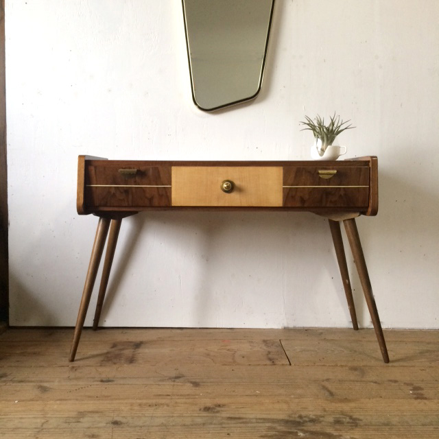 ドイツ 50's ミッドセンチュリー ドレッサー＆ミラー コンソール