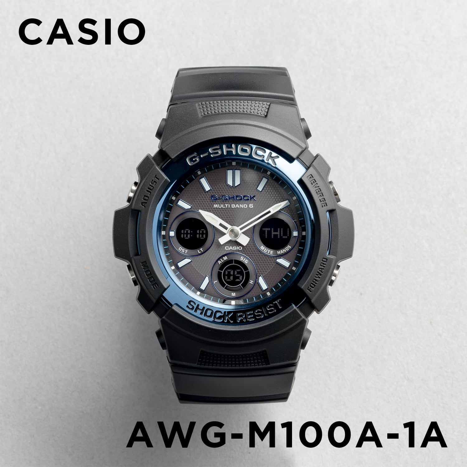 CASIO カシオ AWG-M100A-1A* メンズ 腕時計 20気圧防水 10年保証