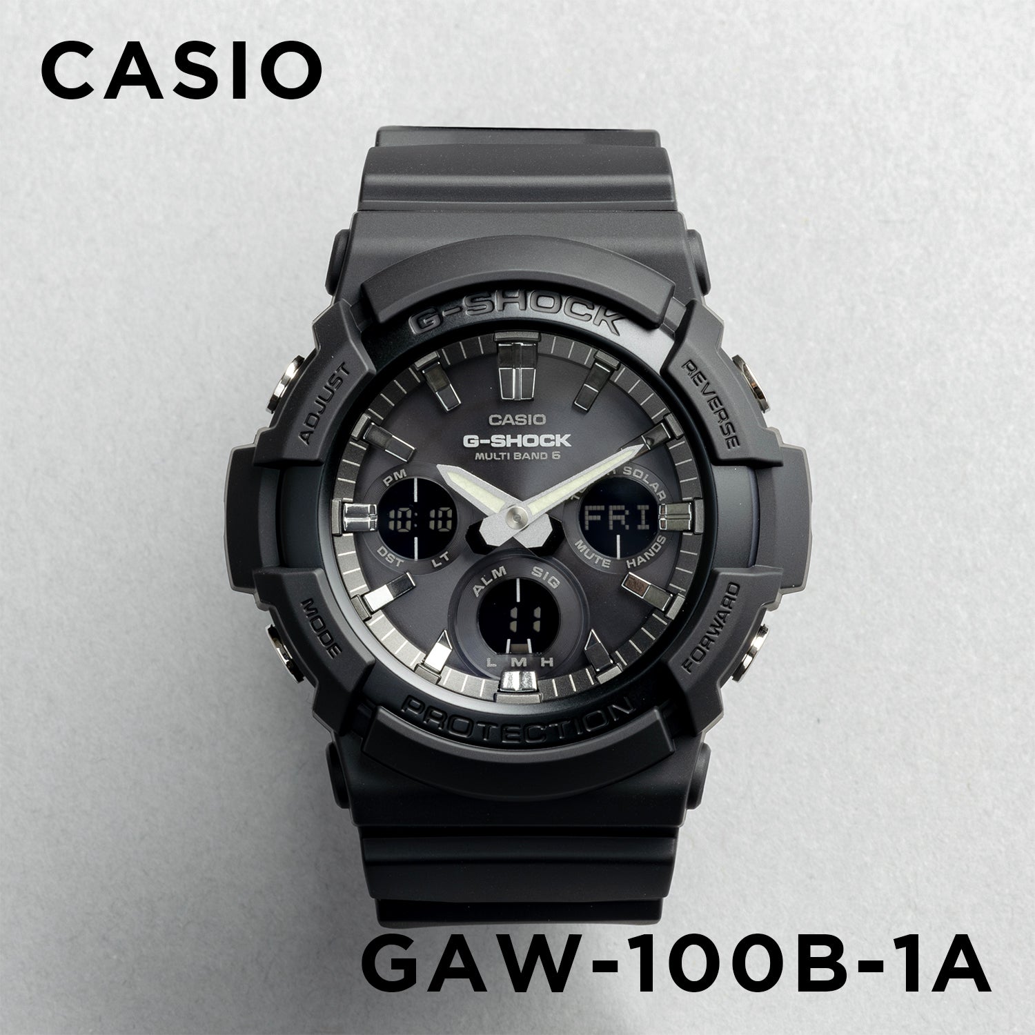 CASIO カシオ GAW-100B-1A* メンズ 腕時計 20気圧防水 10年保証