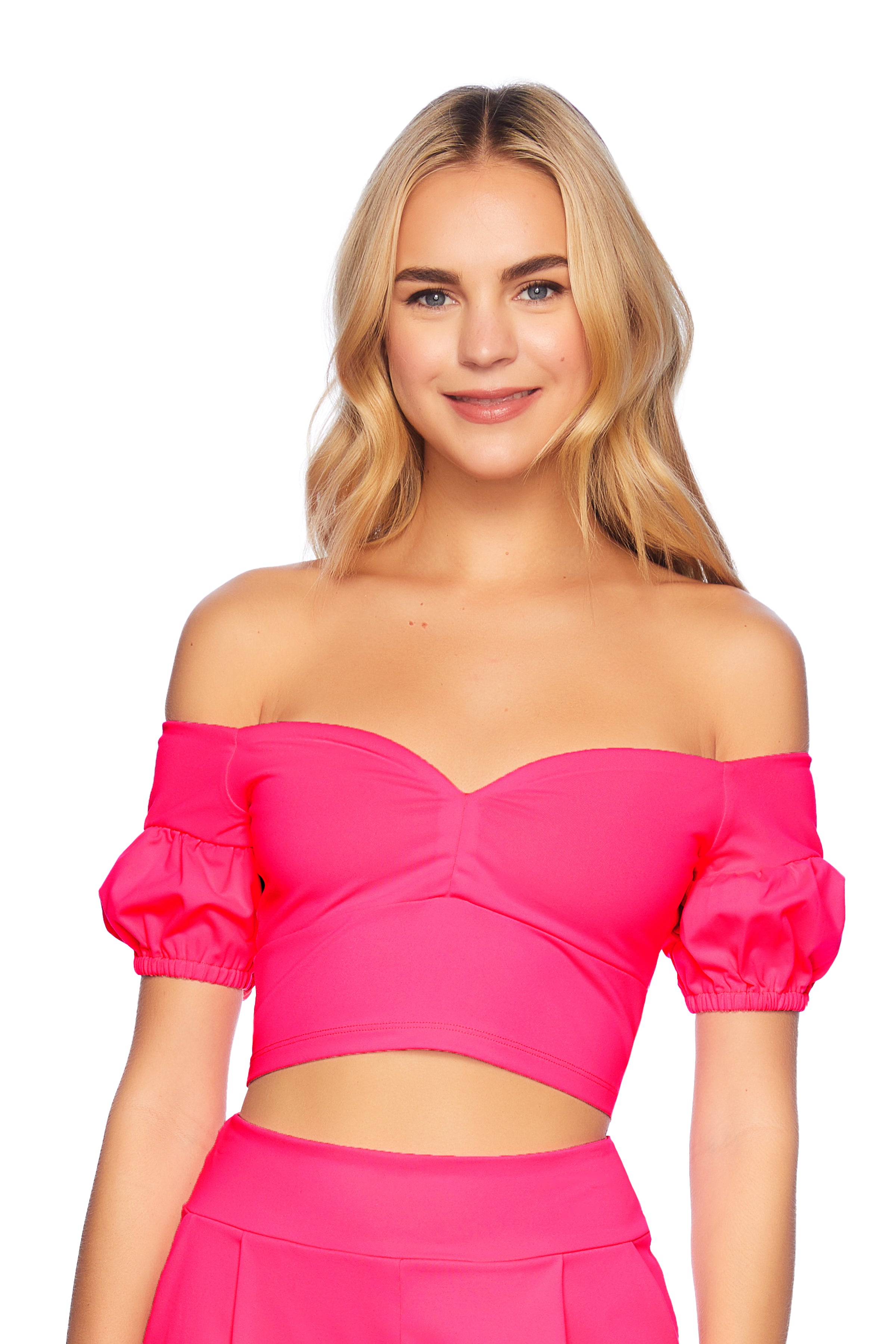 sweetheart puff sleeve top – Susana Monaco‎