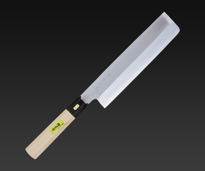 堺の包丁】ST 和庖丁（V 金鍛造） 白八角 菜切（薄刃） – 堺刀司