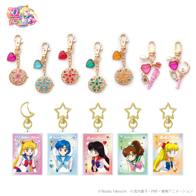 バッグチャーム』シリーズ＆『オーロラアクリルキーホルダー』：美少女