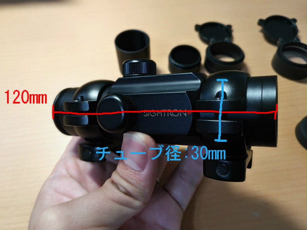 光学機器レビュー】優秀ドットサイト「SIGHTRON SD-30」のメイド・イン