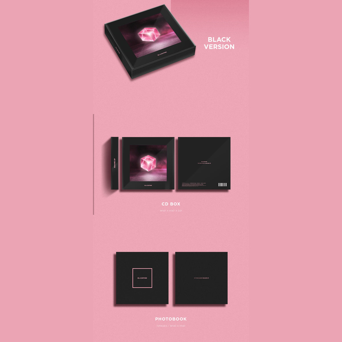 BLACKPINK - 1st Mini Album - SQUARE UP – SarangHello LLC