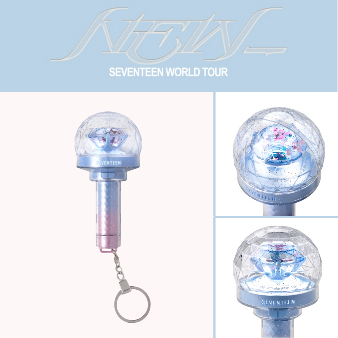 Seventeen Official Light Stick Ver.3 10th Anniv. Keyring – SEOUL