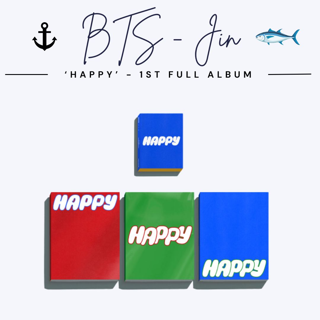 BTS JIN - 'Happy' - 1st Full Solo Album – SEOUL TERRACE