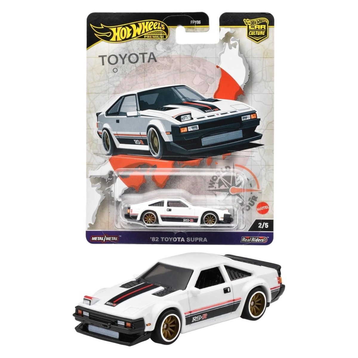 ホットウィール カーカルチャー ワールドツアー '82 トヨタ スープラ