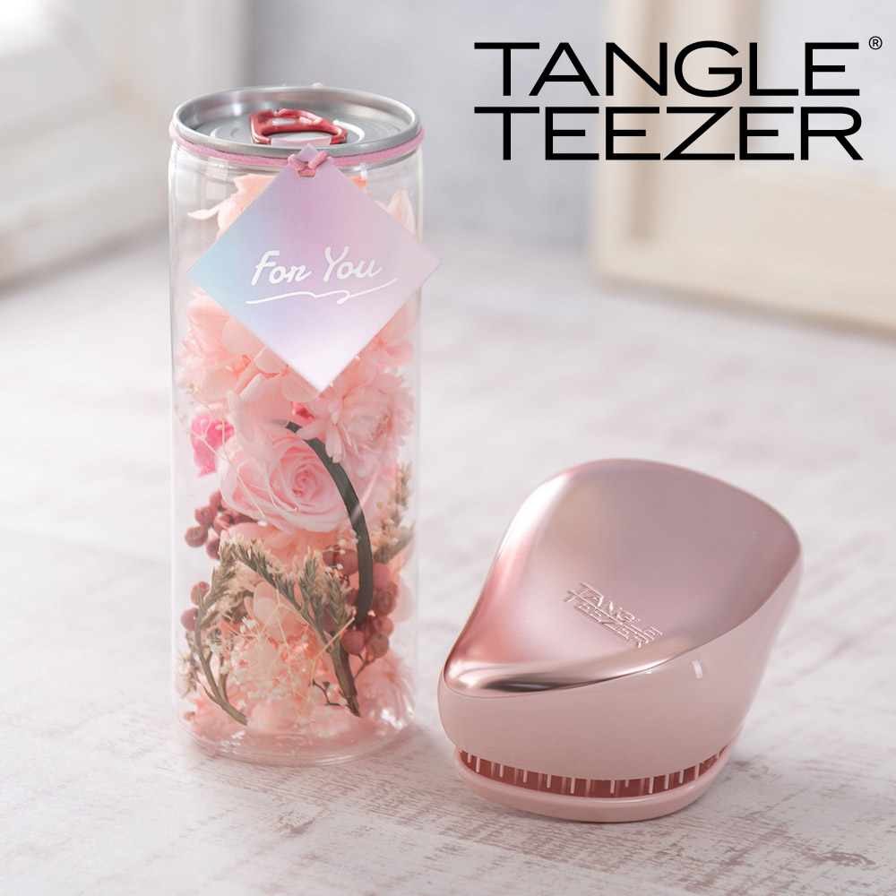 TANGLE TEEZER「コンパクトスタイラー」とボトルプリザーブドフラワー
