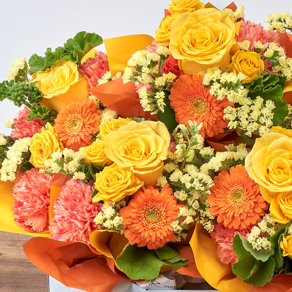 シェアフラワー（オレンジ系） | 花・花束を贈るフラワーギフト通販の