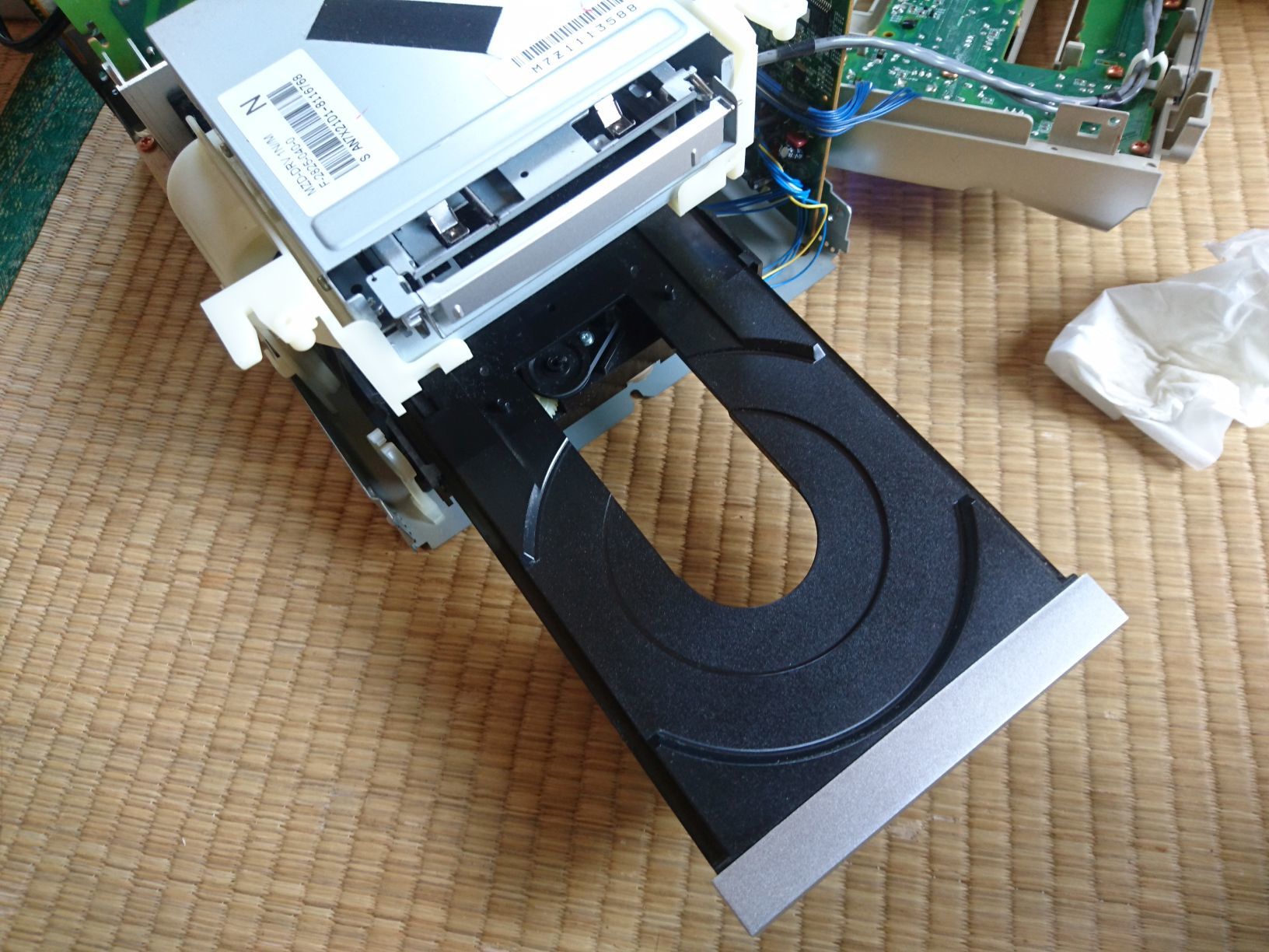 ONKYO MDコンポ FR-N7TX CDトレイ不良メンテ | 自由日記J -ジャンカー