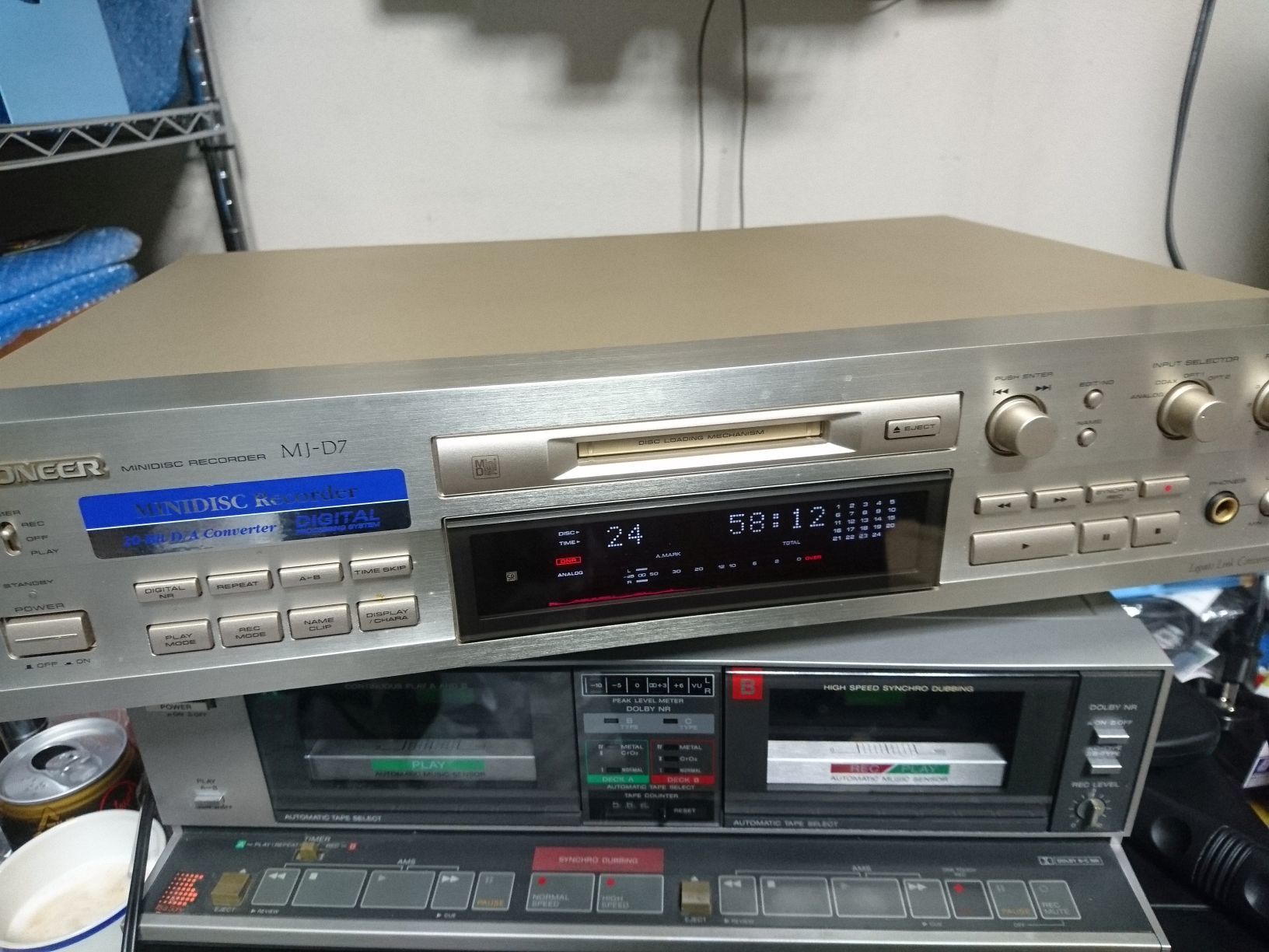 パイオニア MDデッキ MJ-D7再修理 ピックアップ移植 | 自由日記J