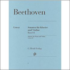 ベートーヴェン：バイオリン・ソナタ全集/原典版 第2巻 【輸入