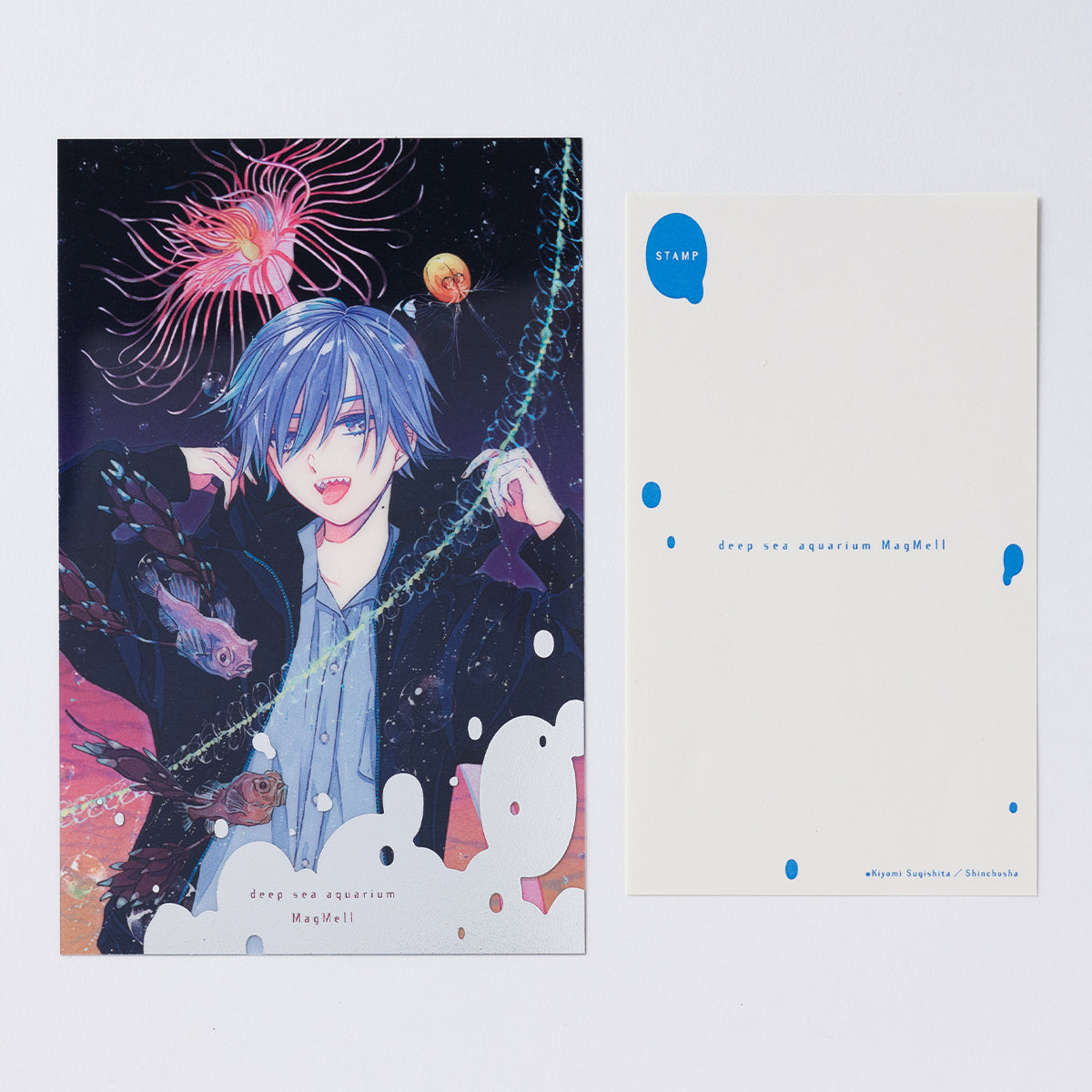 マグメル深海水族館』クリアポストカード⑧（知波田涼） – 新潮ショップ