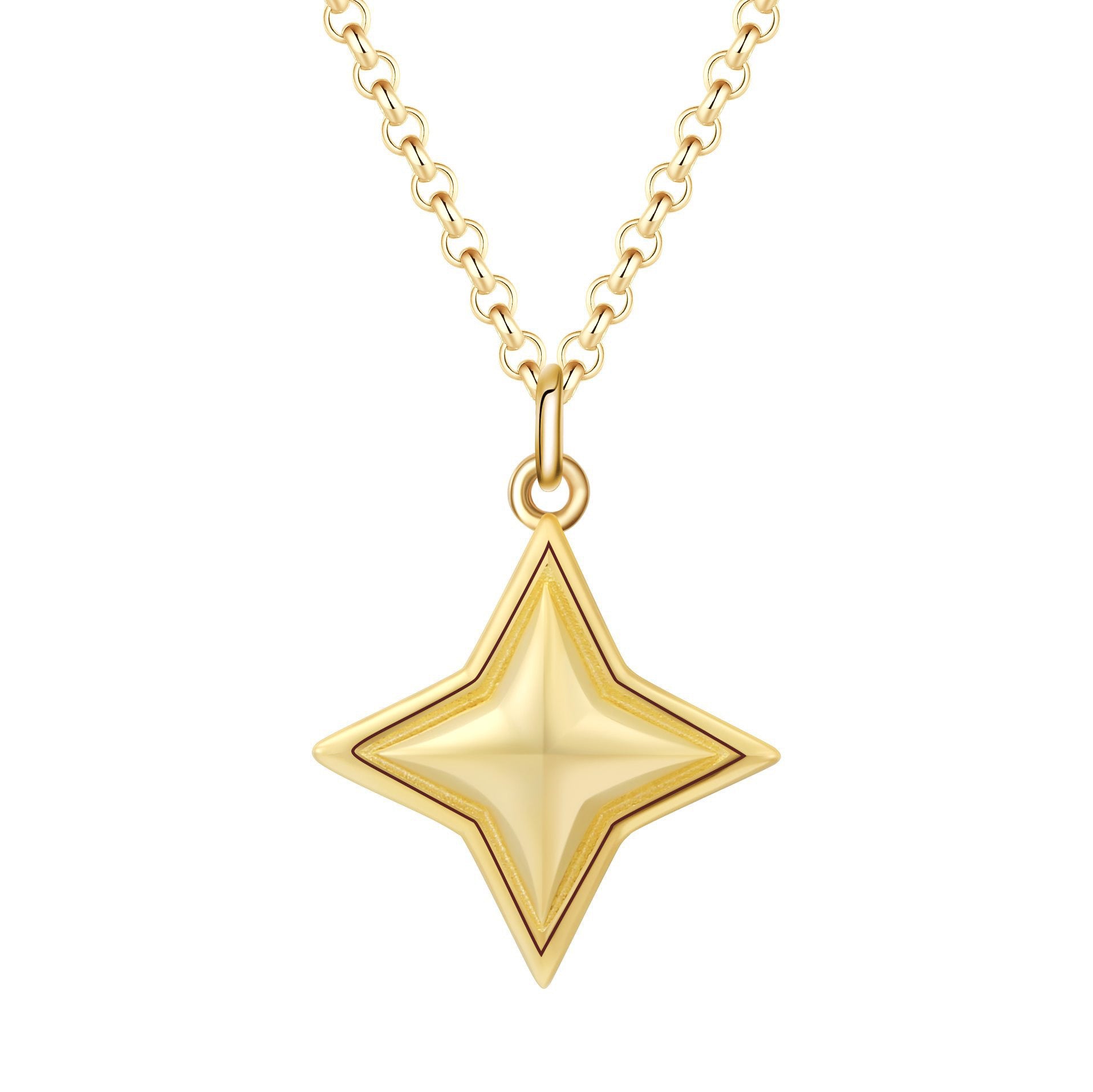 Star Gem Necklace - 14K Gold – Shiro Studio
