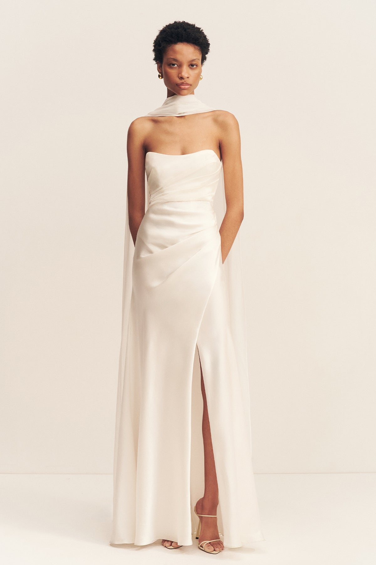 Lucent Scarf | Ivory | Accessories | Shona Joy – Shona Joy US