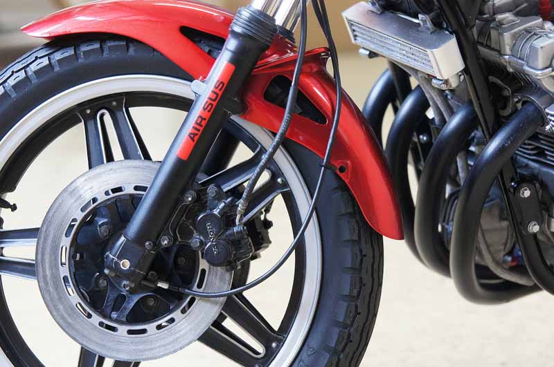 タミヤ 1/6 CB750F 製作記 その33 完成 5/31: モケモケ