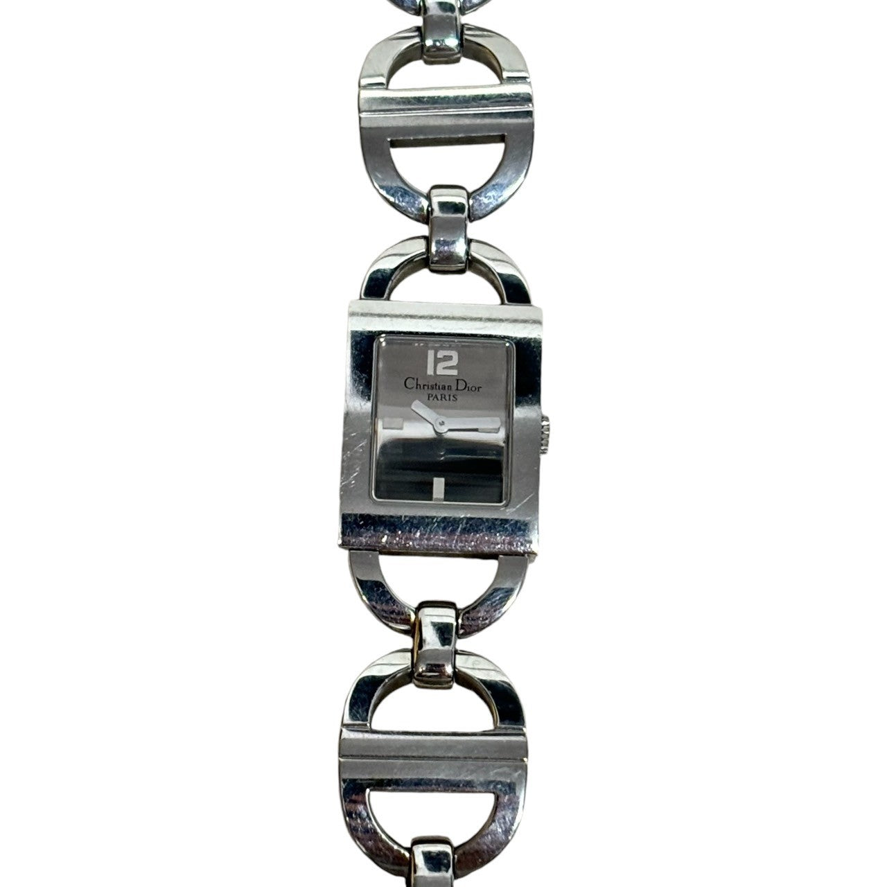 Christian Dior(クリスチャンディオール) CD chain belt watch ロゴ