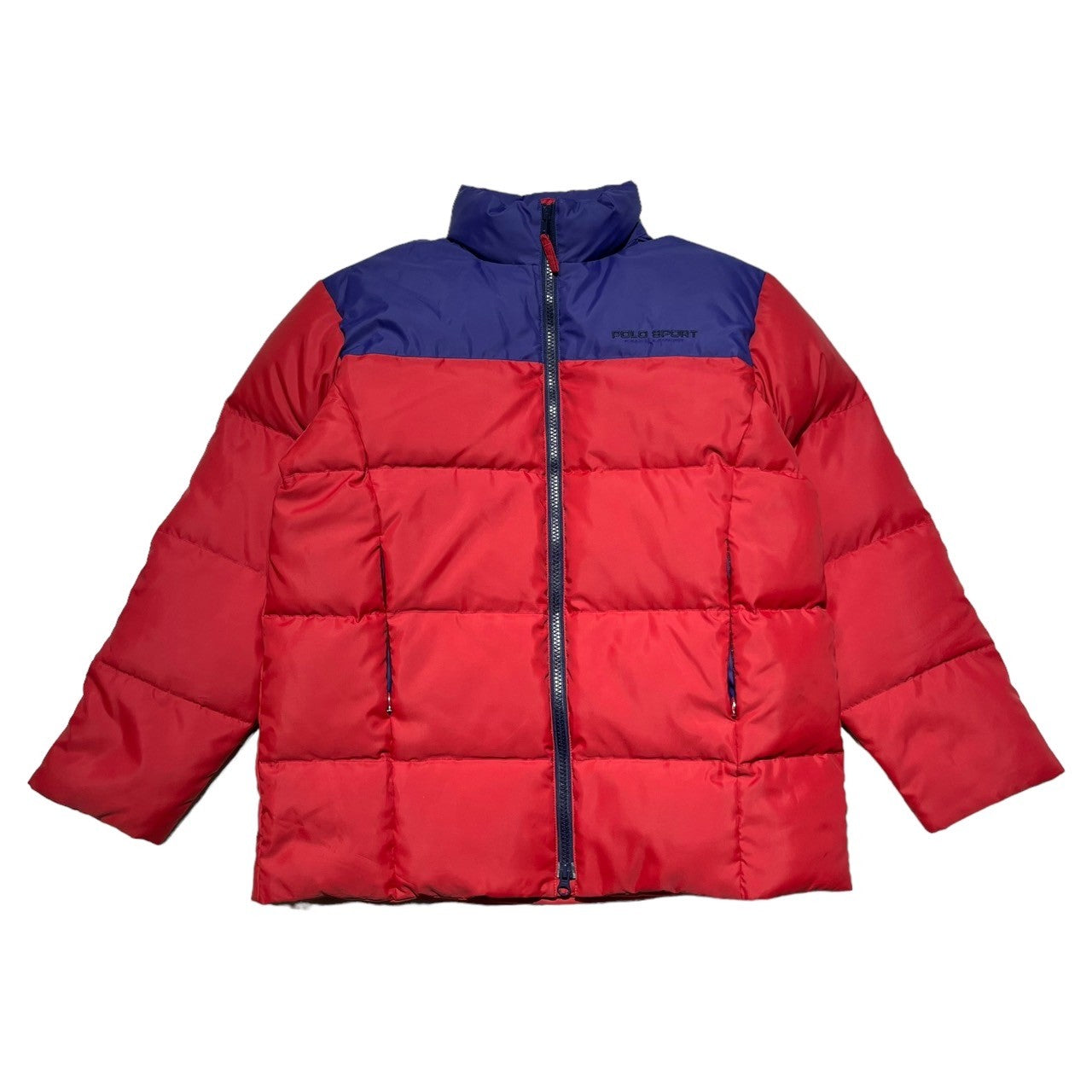 POLO SPORT(ポロスポーツ) 00's Bicolor nylon down jacket バイカラー