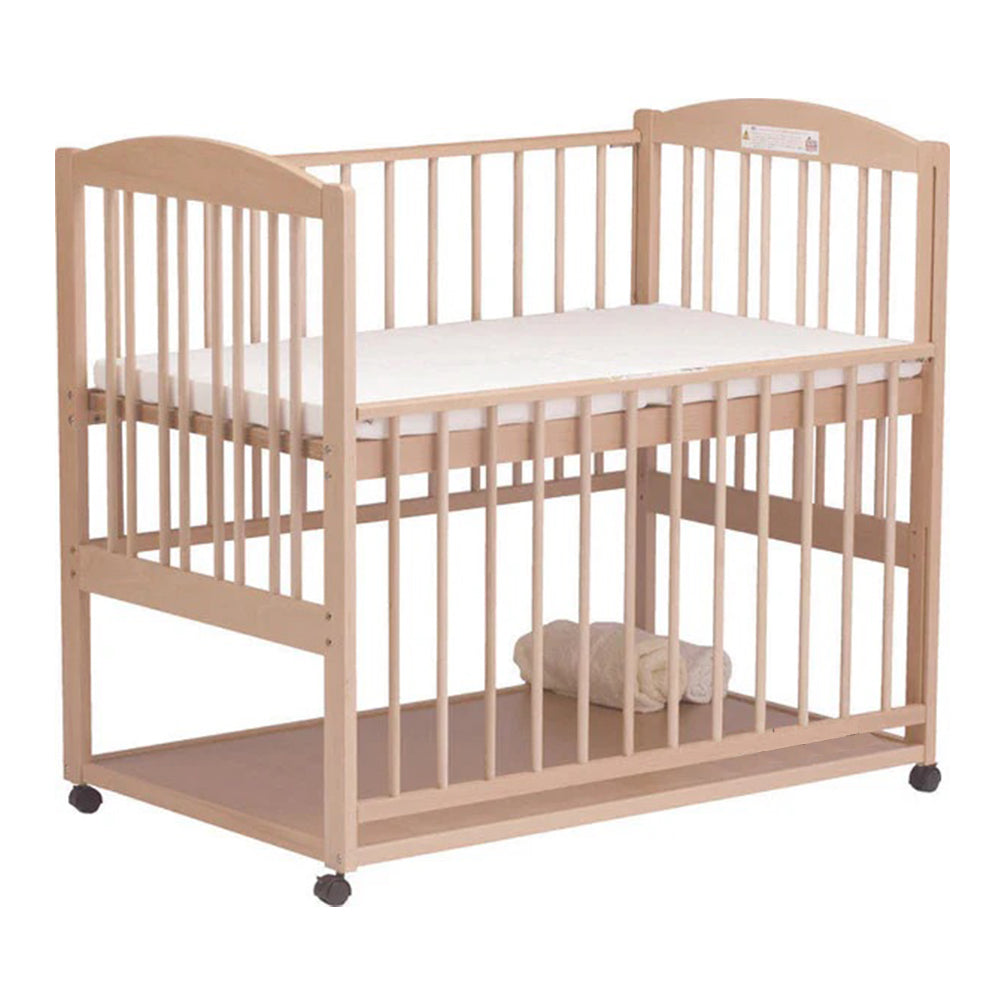 ステラ 澤田工業 標準サイズベビーベッド【レンタル｜小物置き板付