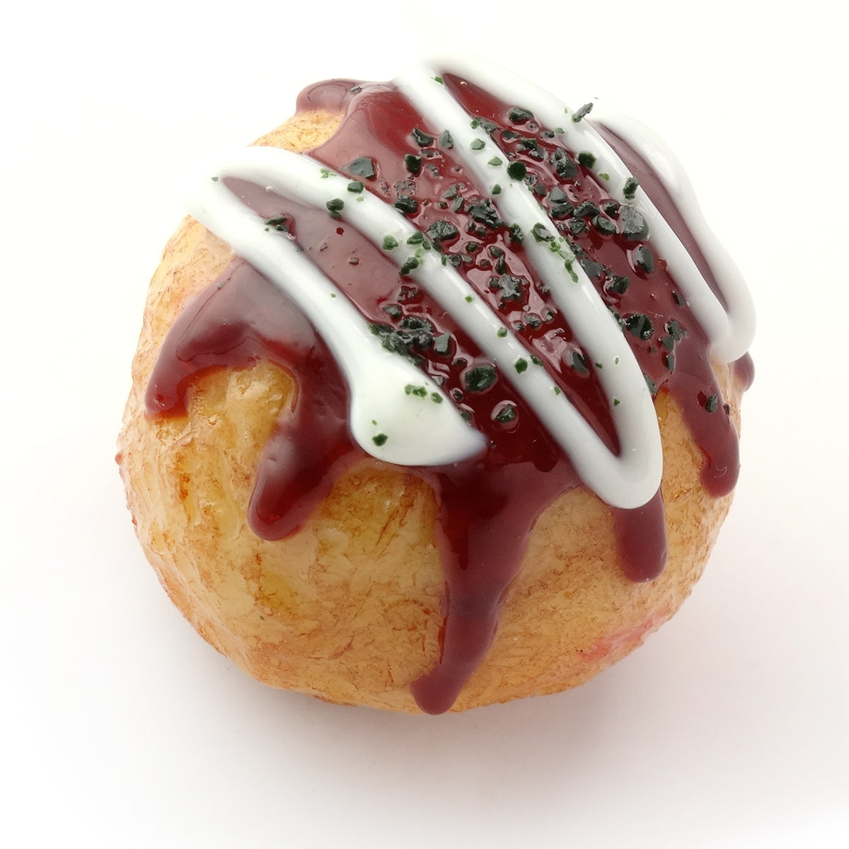 元祖食品サンプル屋「たこ焼きの印鑑マスコット」