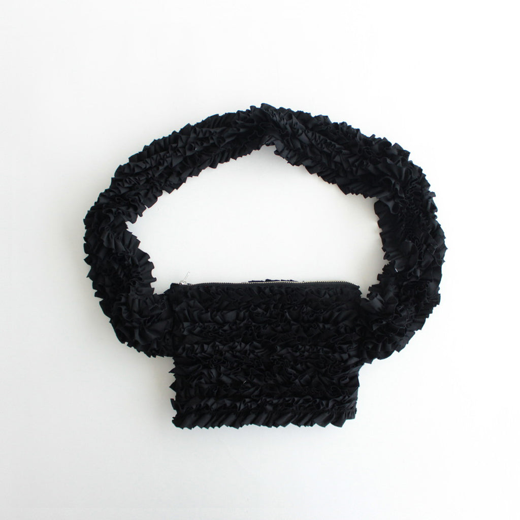 FRILL BODY BAG #BLACK [no.6383] – DOKODO