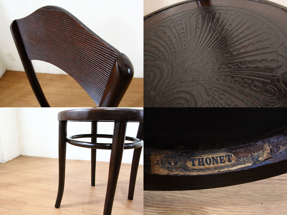 トーネットTHONET ベントウッドパネルバックチェア｜アンティーク家具