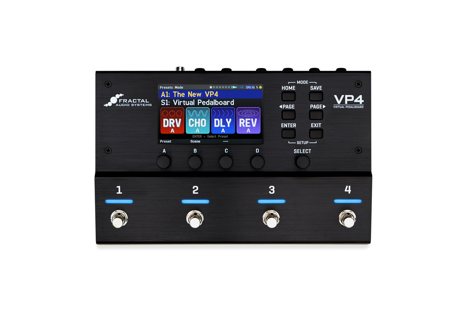 VP4 Virtual Pedalboard - Compact Multi-FX - Add Fractal Audio