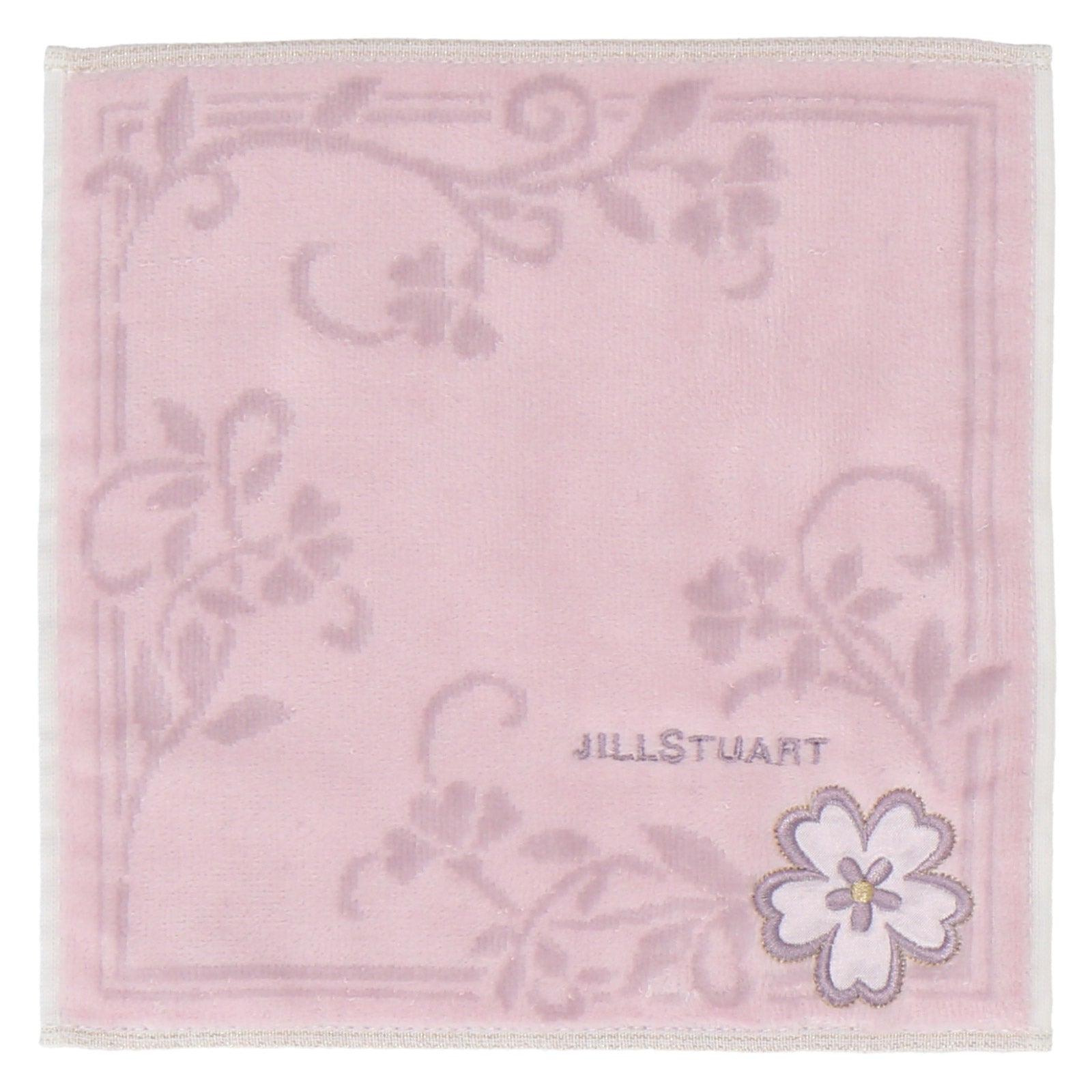 ミニタオルハンカチ フラワーアップリケ ピンク – INTERMODE KAWABE