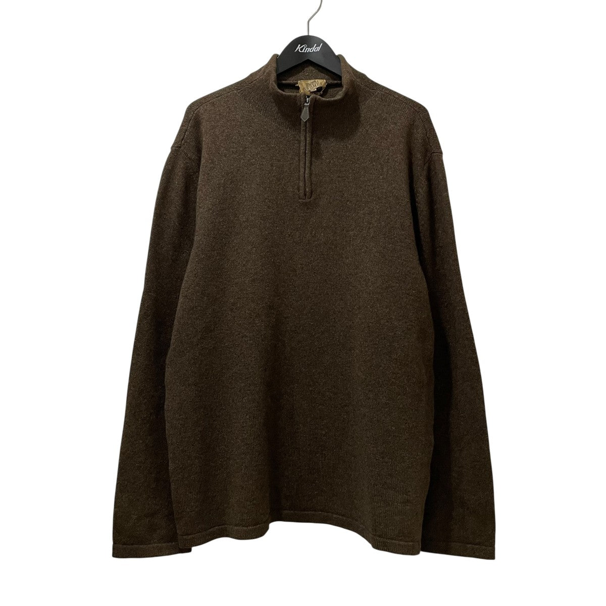 HERMES(エルメス) ハーフジップニット ブラウン サイズ XXL｜【公式