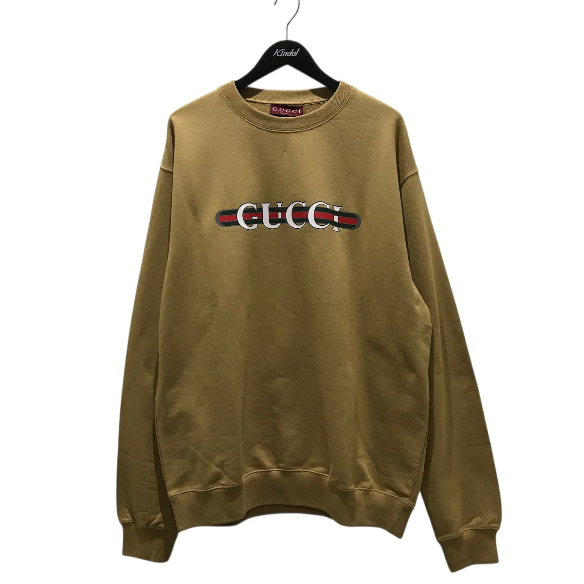 GUCCI(グッチ) ロゴスウェット784413 784413 ベージュ サイズ XL