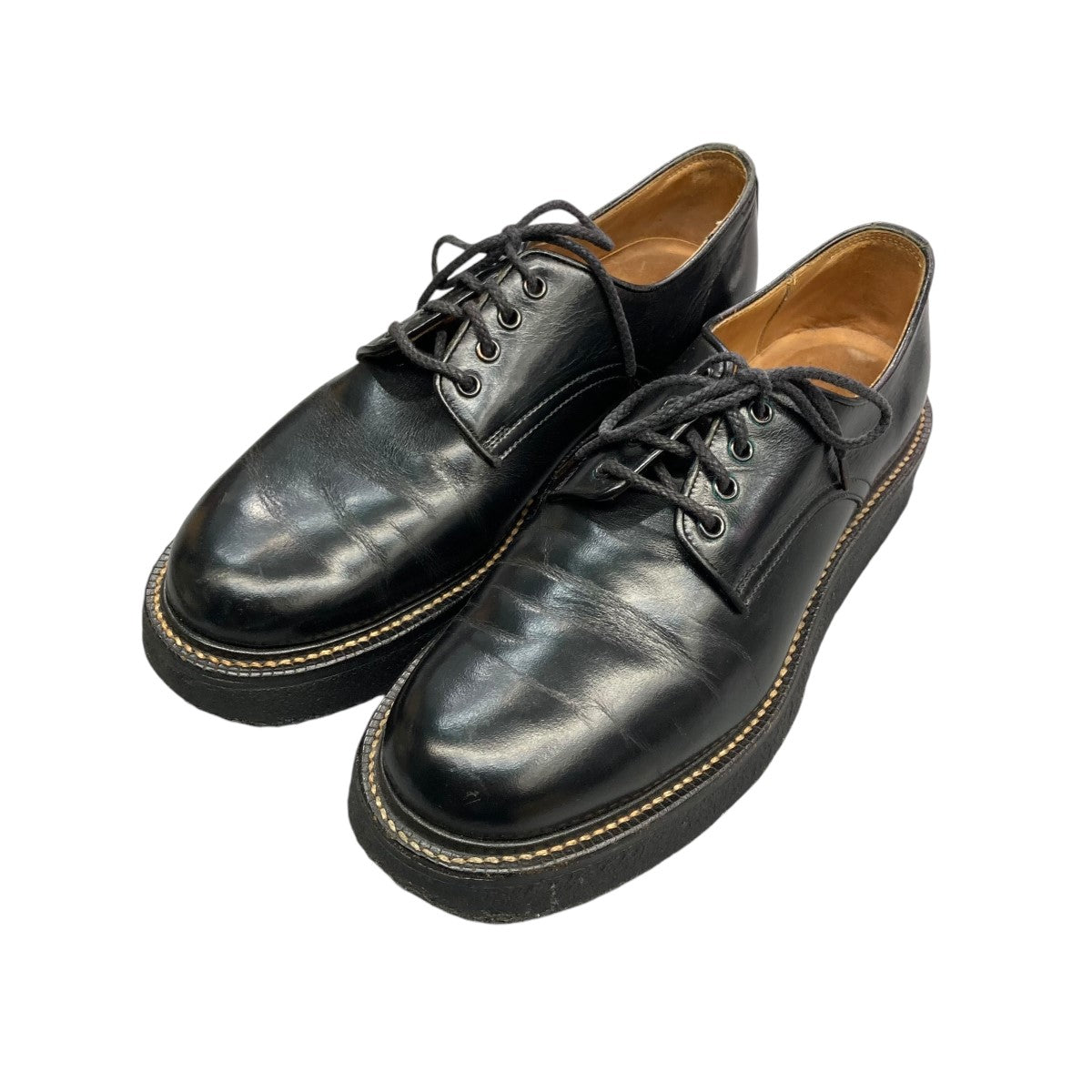 foot the coacher(フットザコーチャー) HARDERレザーシューズ ブラック