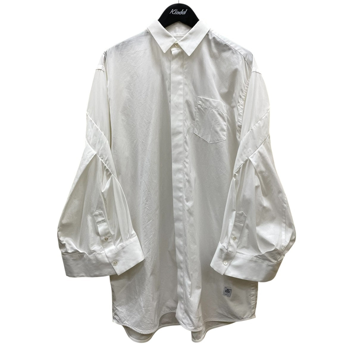 sacai×THOMAS MASON Thomas Mason Cotton Poplin Dress長袖シャツ23