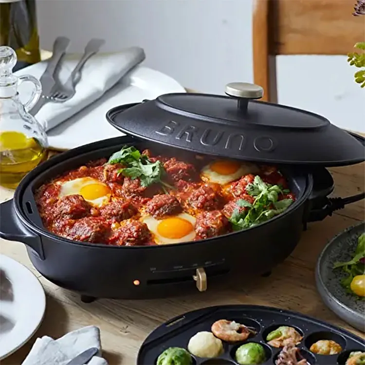 ☆オーバルホットプレート グレージュ|BRUNO|小田急百貨店オンライン