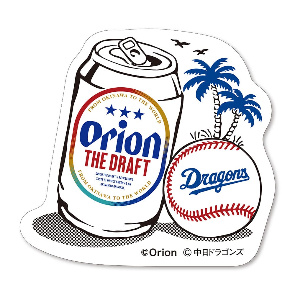 ORION×プロ野球2026 中日ドラゴンズ ステッカー（A） コラボ オリオン