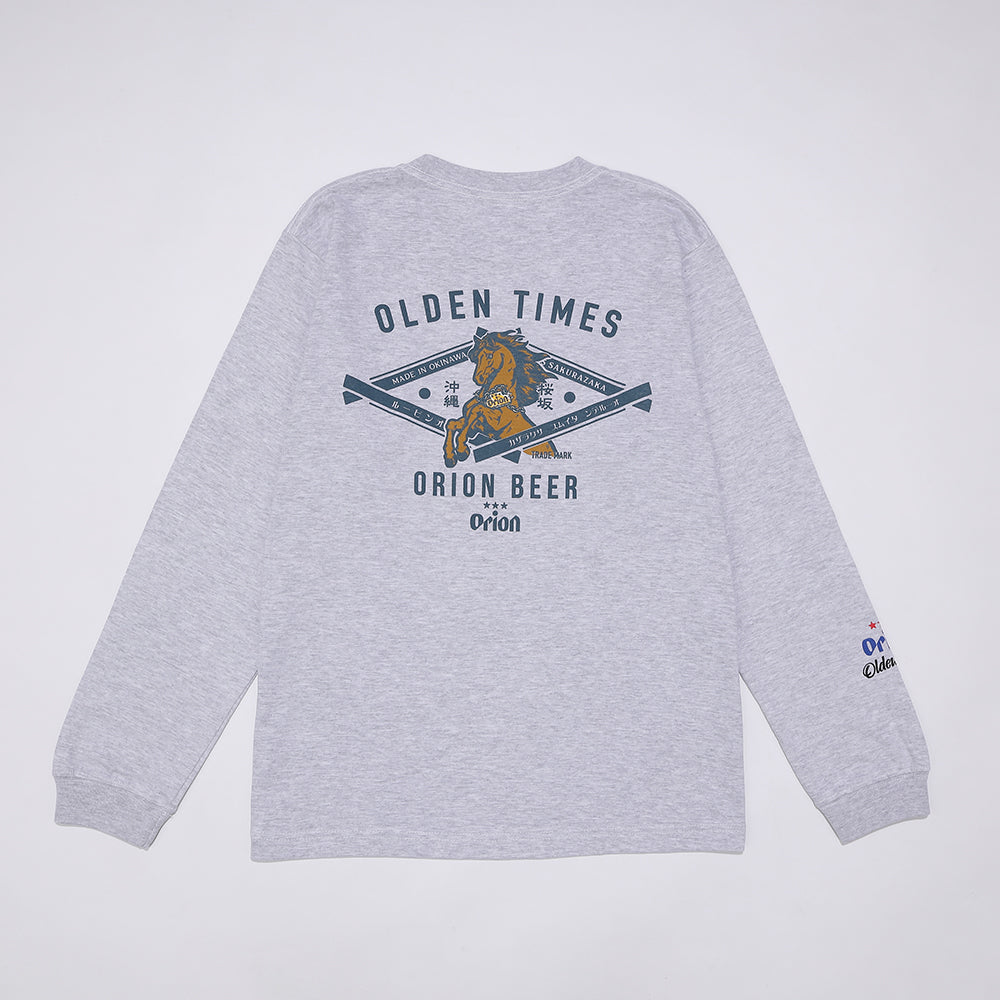 ORION×OLDENTIMES 26初売り】那覇桜坂 ロングスリーブTシャツ アッシュ