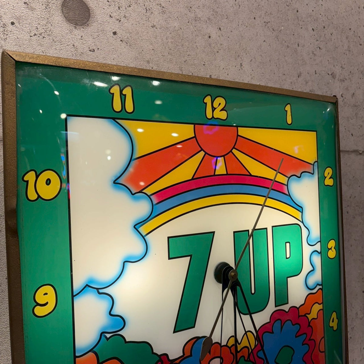 電飾クロック 【7UP（セブンアップ）】 レトロポップ調 – L.A.DEPO