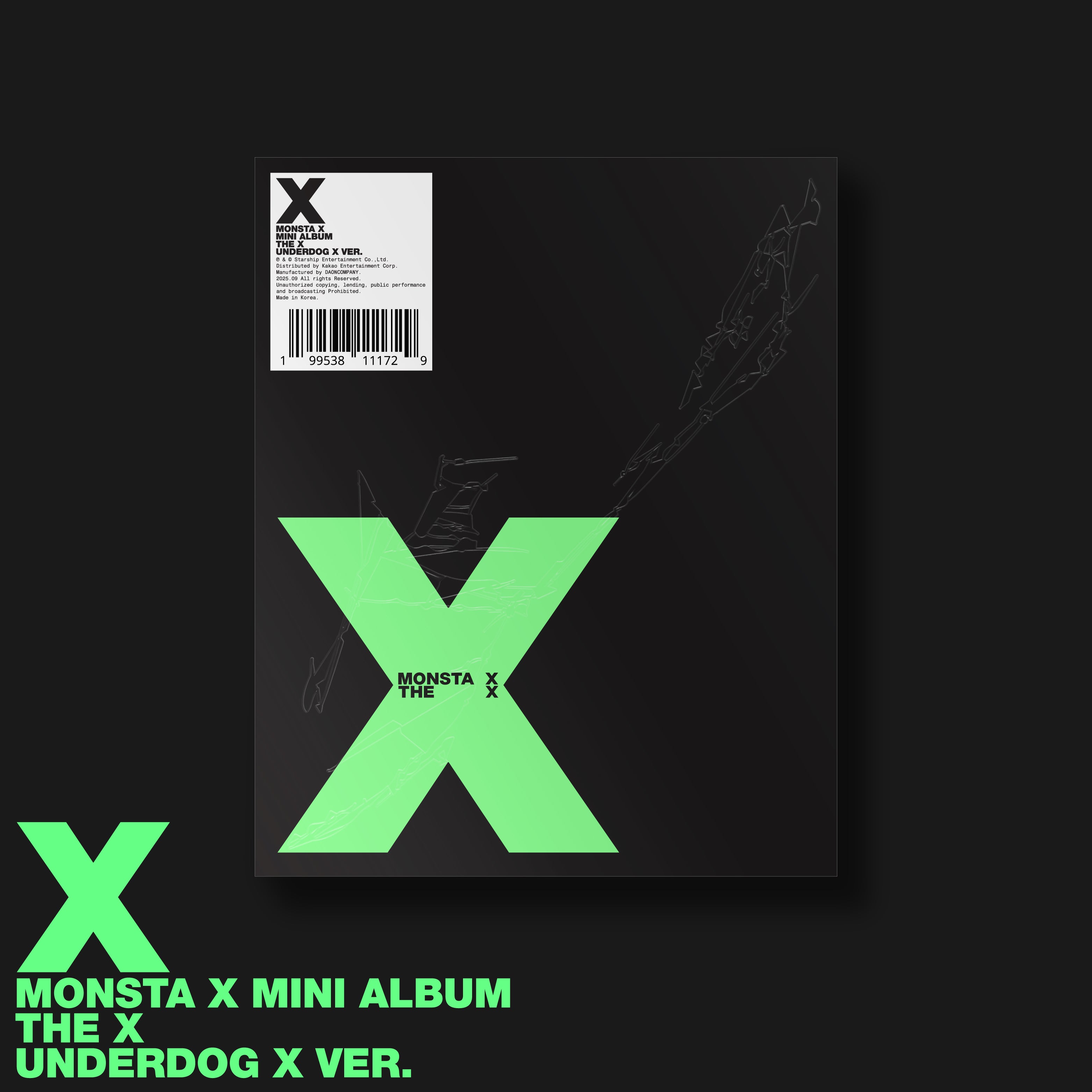 THE X – UNDERDOG X VER. – MONSTA X