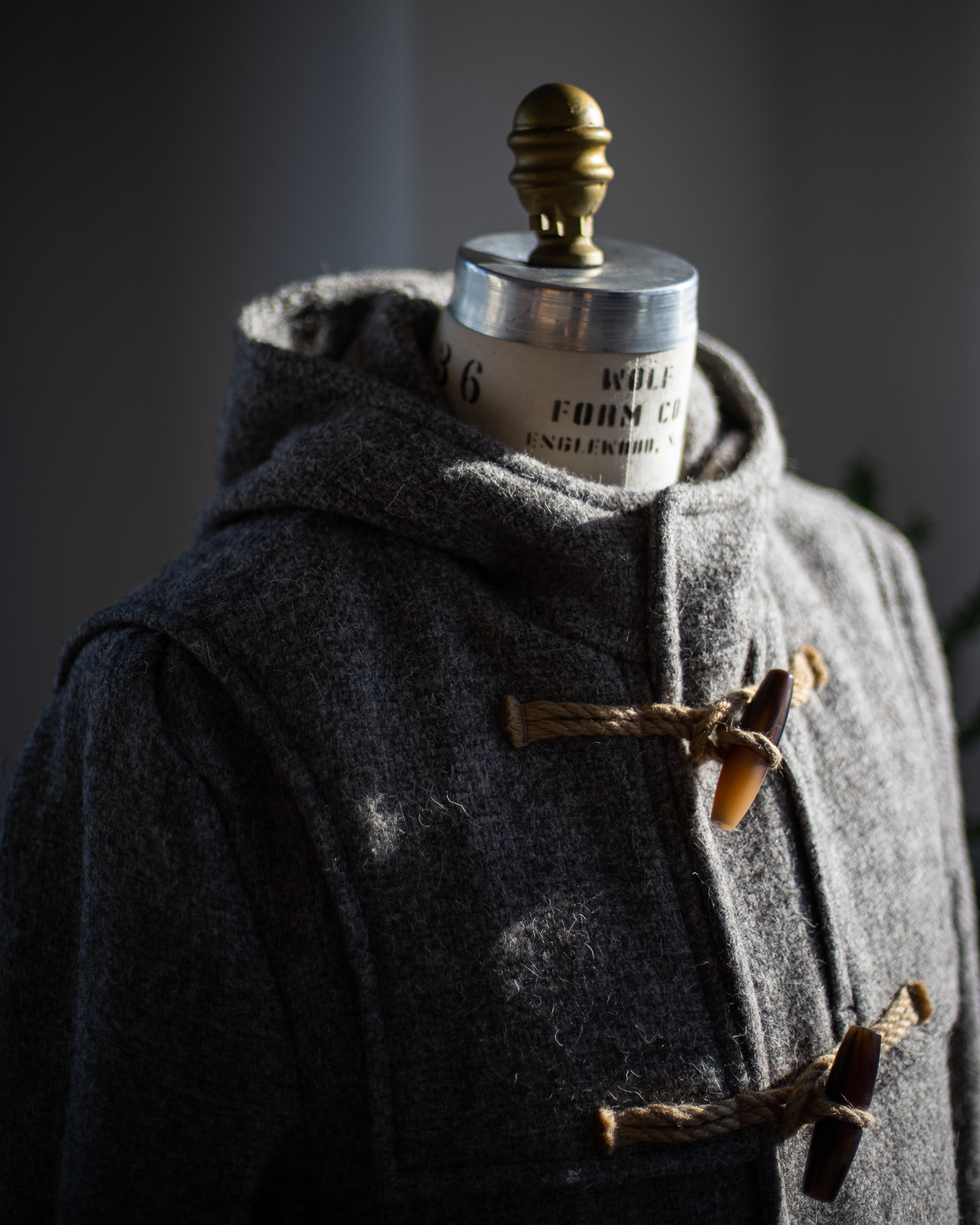 S.E.H KELLY】-HERDWICK TWEED DUFFLE COAT- | MAIDENS SHOP