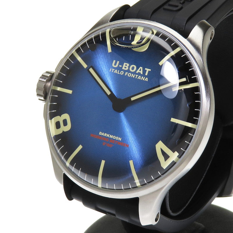 8704 ユーボート ダークムーン ドーム型 腕時計 ステンレススチール