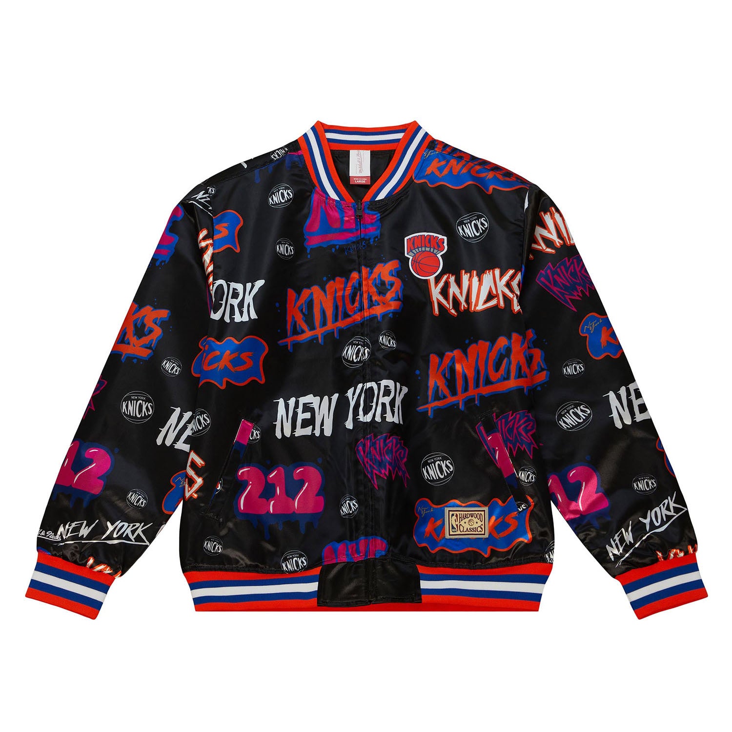 Mitchell & Ness Knicks Reversible Graffiti Jacket – Shop Madison