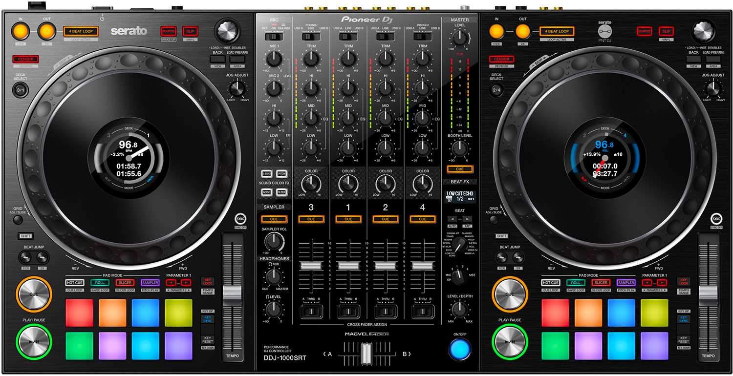 Pioneer DJ DDJ-1000SRT 4-Channel Serato DJ Controller
