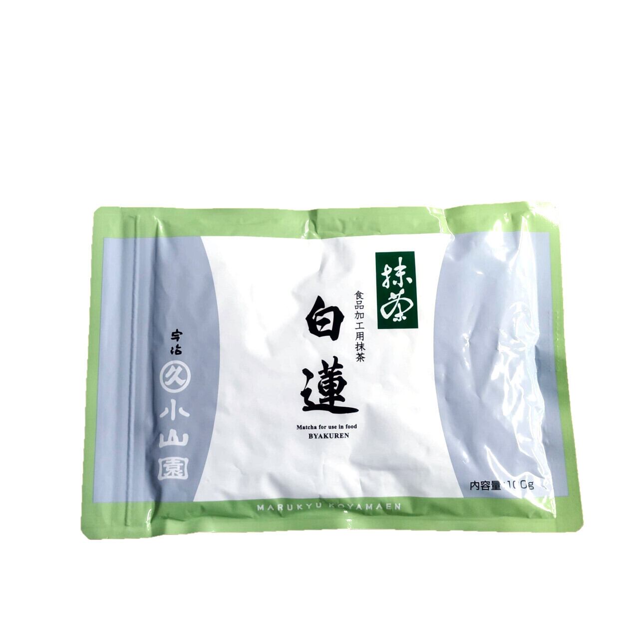 丸久小山園 抹茶「白蓮（びゃくれん）」 100g 袋入り 業務用 - Matcha