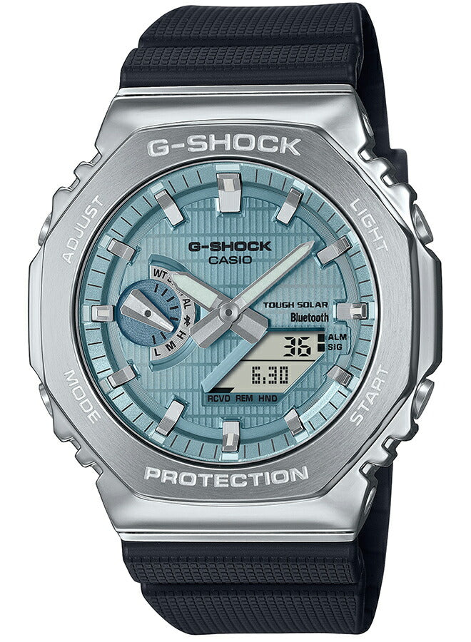 G-SHOCK メタルカバード GBM-2100A-1A2JF メンズ ソーラー Bluetooth