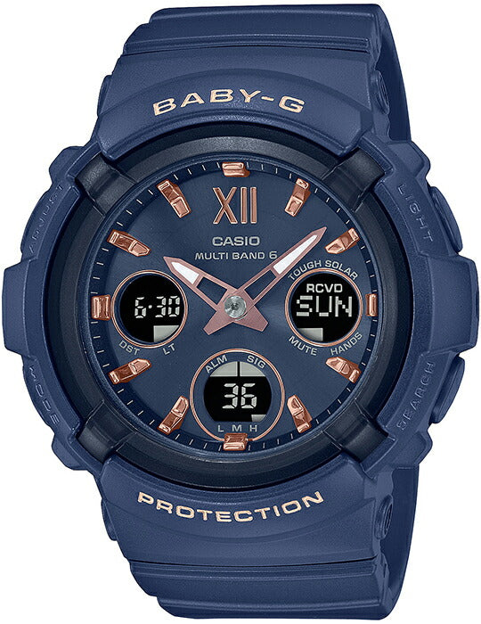 BABY-G BGA-2800-2AJF レディース 電波ソーラー アナデジ 樹脂バンド